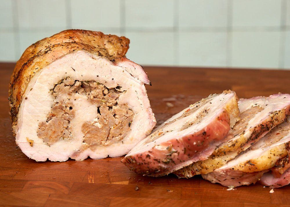 stuffed roast pork loin